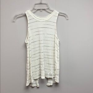 Lush sleeveless textured tank top small